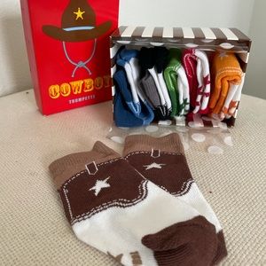 Trumpette socks cowboy 1-2 years toddler baby